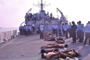 captured Pirates by Nigerian Navy