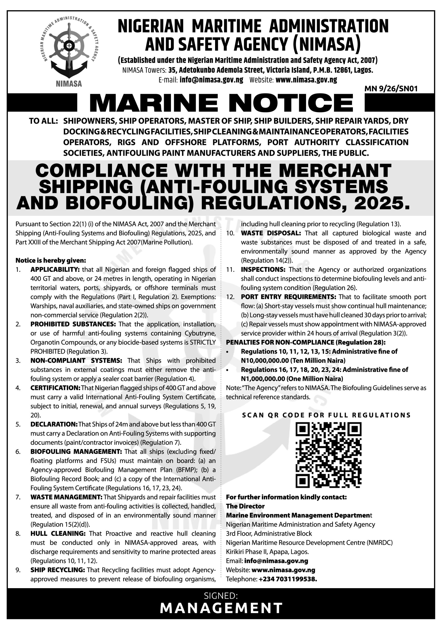 Nimasa Advert